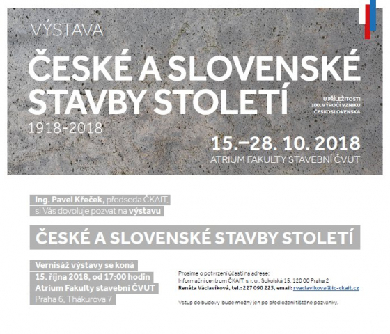 Pozvanka vernisaz Stavby100